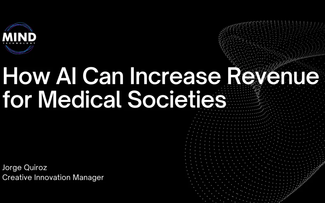 Artificial Intelligence (AI) for Medical Societies