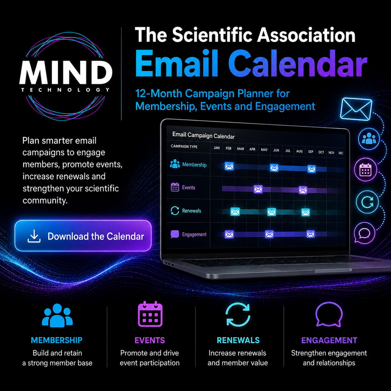 Email Marketing Calendar for Scientific Associations