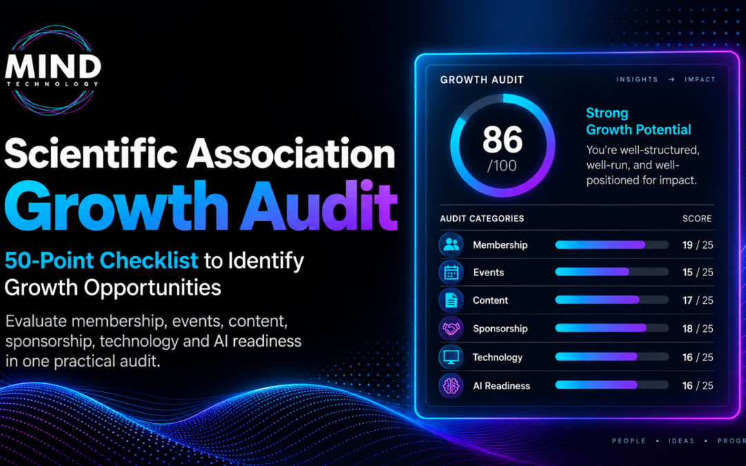 Scientific Association Growth Audit: A 50-Point Framework for Sustainable Growth